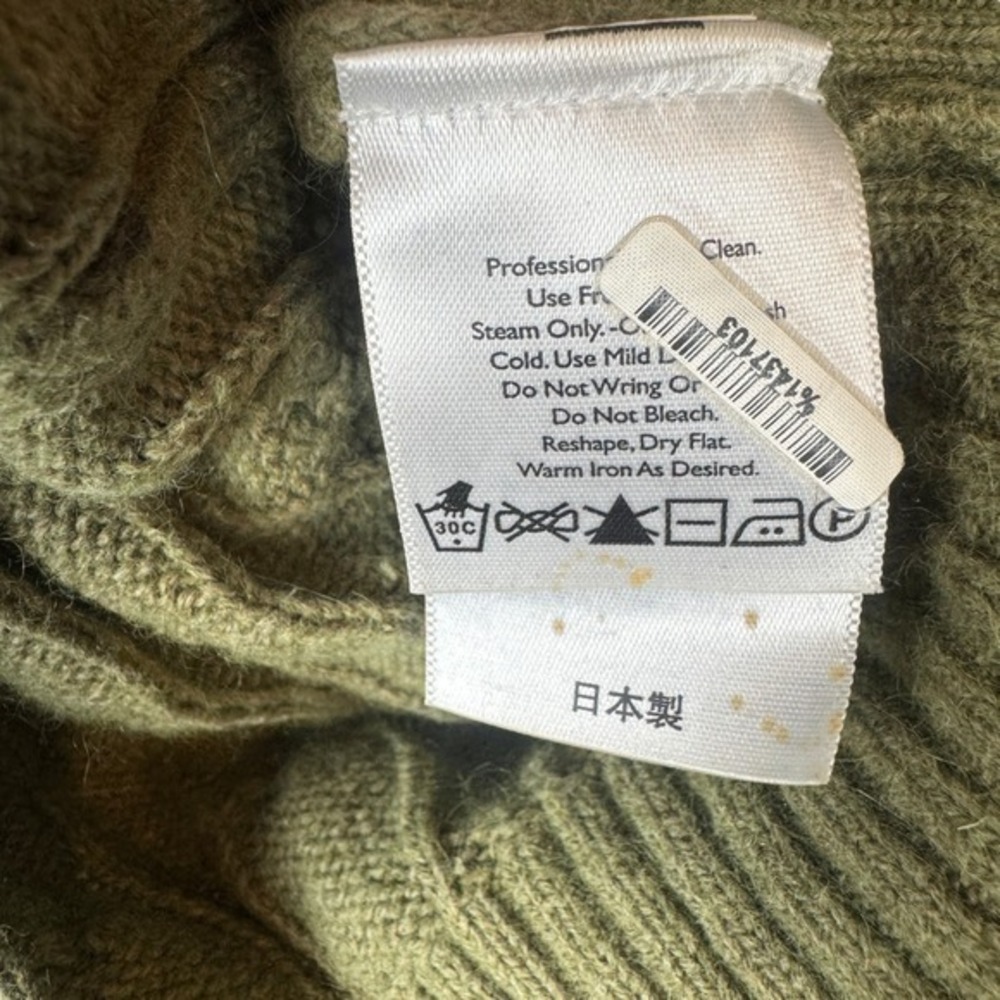 90s Vintage Eddie Bauer Angora Blend Sweater Womens Size Medium Cable Knit Japan - Picture 3 of 11